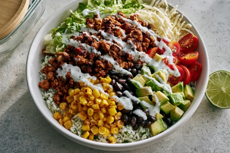 Ground Turkey Taco Bowls (High-Protein Meal Prep, 46g Protein)