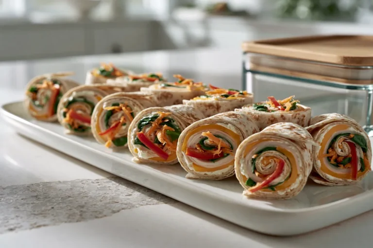 High Protein Turkey Pinwheels (Easy No-Cook Snack)