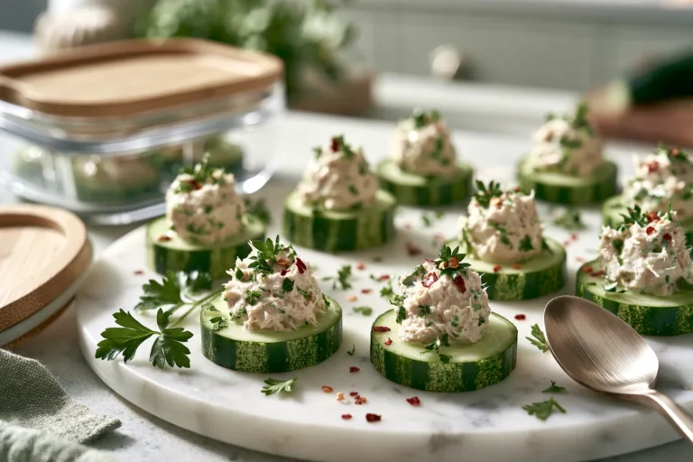 Tuna Cucumber Bites: A 15-Minute No-Cook High-Protein Snack