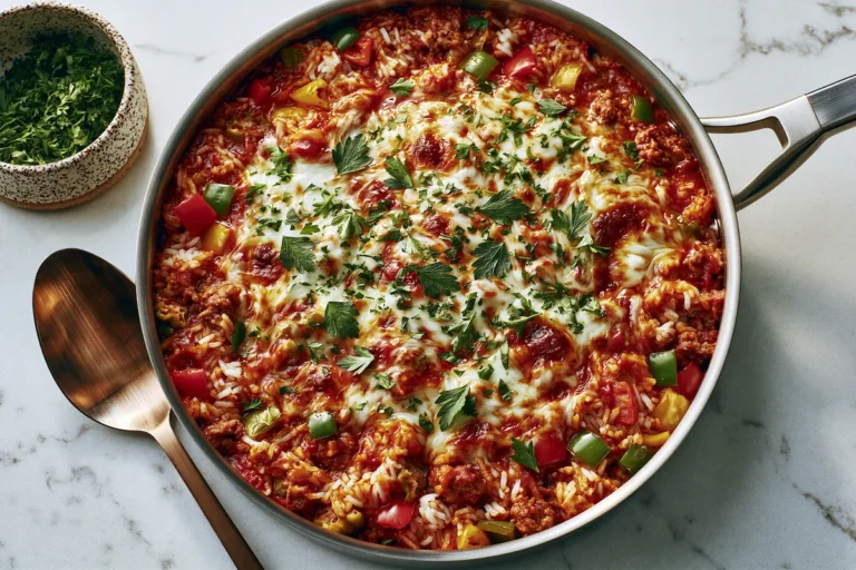 High-Protein Unstuffed Pepper Skillet (One-Pan Dinner)